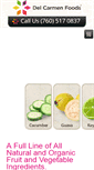 Mobile Screenshot of delcarmenfruits.com